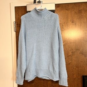 Ocean blue knitted sweater!